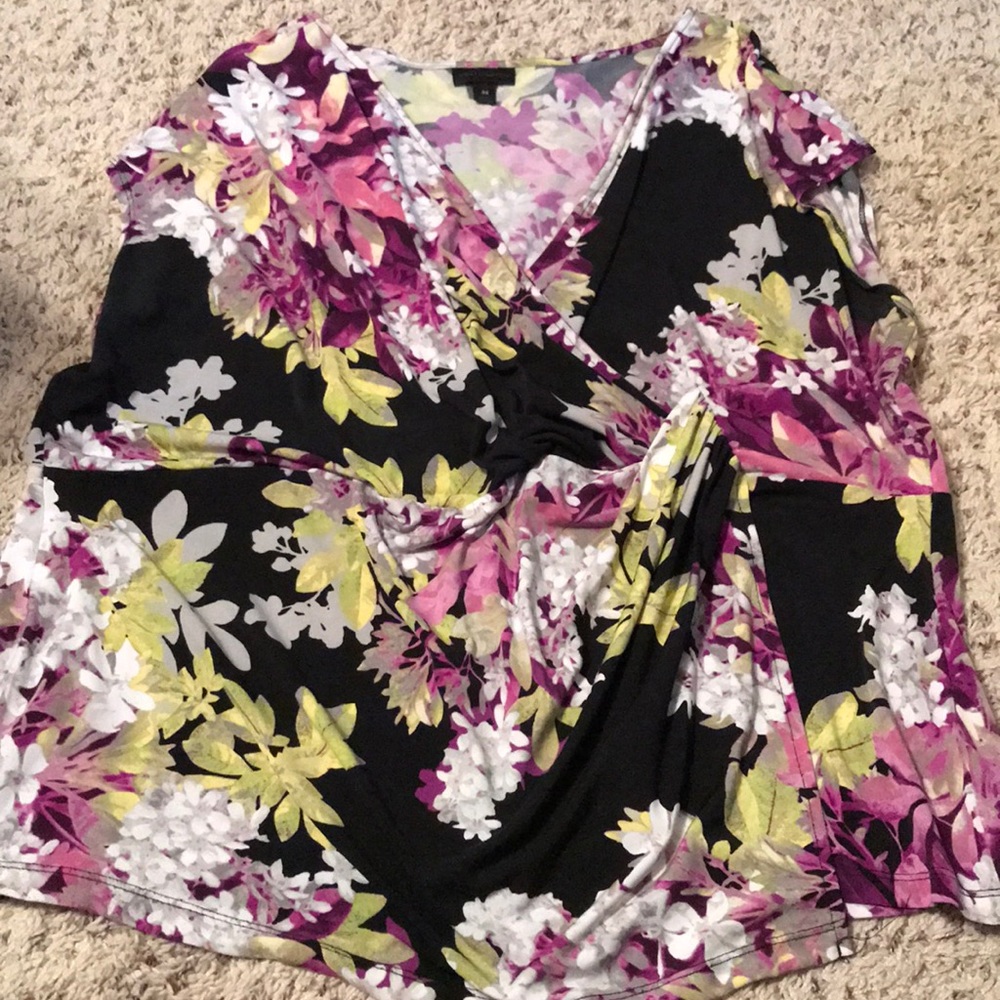 Worthington Short Sleeve Blouse